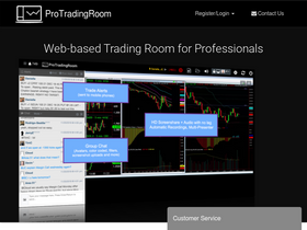 'protradingroom.com' screenshot