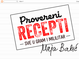 'proverenirecepti.com' screenshot