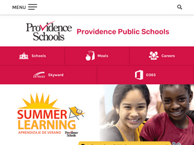 'providenceschools.org' screenshot