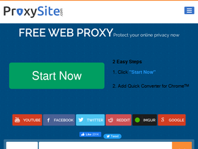'proxysite.com' screenshot