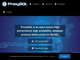 'proxysql.com' screenshot