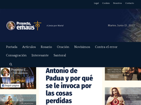 'proyectoemaus.com' screenshot