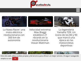 'pruebaderuta.com' screenshot