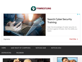 'prwrestling.com' screenshot