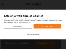 'pryconsa.es' screenshot