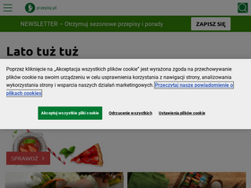 'przepisy.pl' screenshot