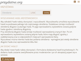 'przydatne.org' screenshot