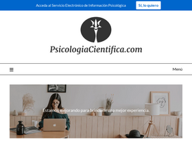 'psicologiacientifica.com' screenshot