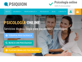 'psiquion.com' screenshot