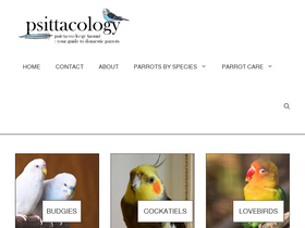 'psittacology.com' screenshot