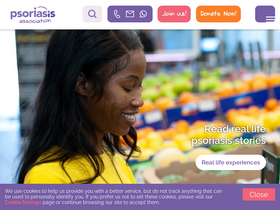 'psoriasis-association.org.uk' screenshot