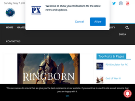 'pspcx.com' screenshot