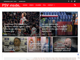 'psvinside.nl' screenshot