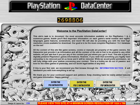 'psxdatacenter.com' screenshot