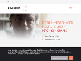 'psychenet.de' screenshot