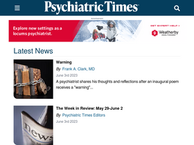 'psychiatrictimes.com' screenshot