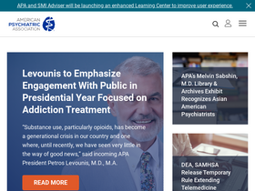 'psychiatry.org' screenshot