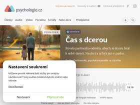 'psychologie.cz' screenshot