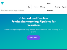 'psychopharmacologyinstitute.com' screenshot