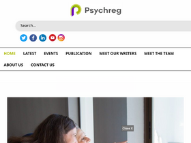 'psychreg.org' screenshot