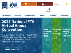 'pta.org' screenshot