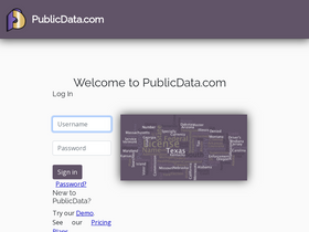 'publicdata.com' screenshot