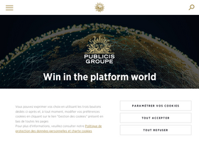 'publicisgroupe.com' screenshot