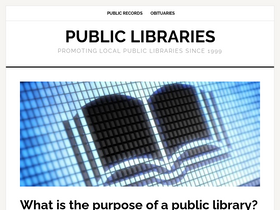 'publiclibraries.com' screenshot