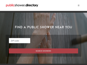 'publicshower.directory' screenshot