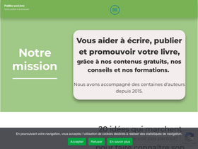 'publiersonlivre.fr' screenshot