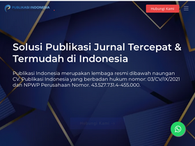 'publikasiindonesia.id' screenshot