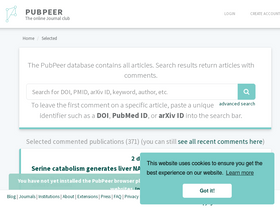 'pubpeer.com' screenshot