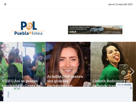 'pueblaenlinea.com' screenshot