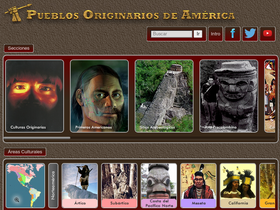 'pueblosoriginarios.com' screenshot