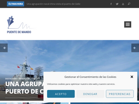 'puentedemando.com' screenshot