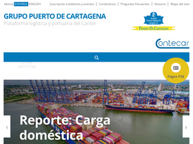 'puertocartagena.com' screenshot