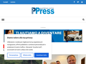 'pugliapress.org' screenshot