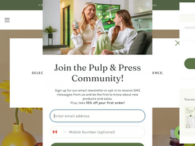 'pulpandpress.com' screenshot