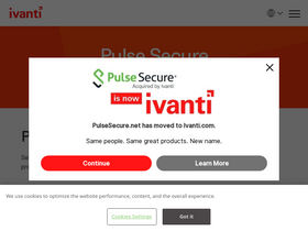 'pulsesecure.net' screenshot