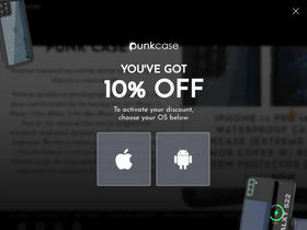 'punkcase.com' screenshot