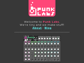 'punklabs.com' screenshot