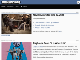 'punknews.org' screenshot