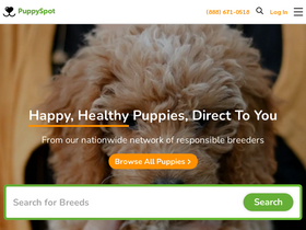 'puppyspot.com' screenshot