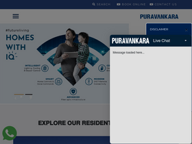 'puravankara.com' screenshot