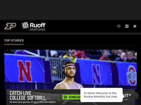 'purduesports.com' screenshot