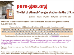 'pure-gas.org' screenshot
