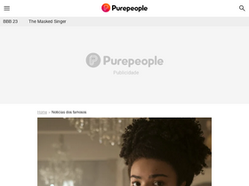 'purepeople.com.br' screenshot