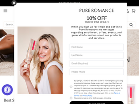 'pureromance.com' screenshot