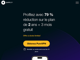 'purevpn.fr' screenshot