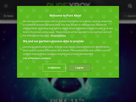 'purexbox.com' screenshot